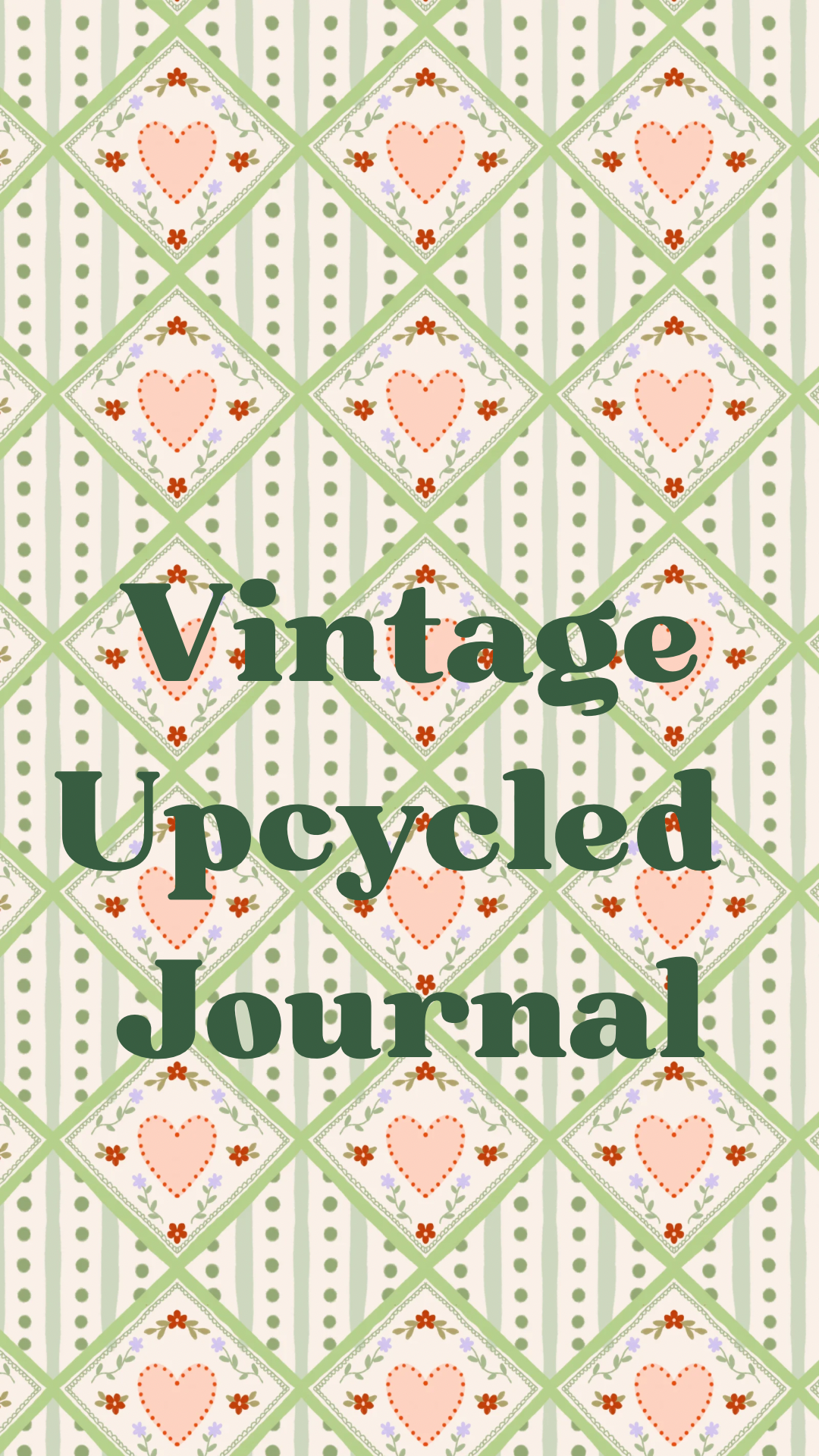 Vintage Upcycled Journal (Live Claim)