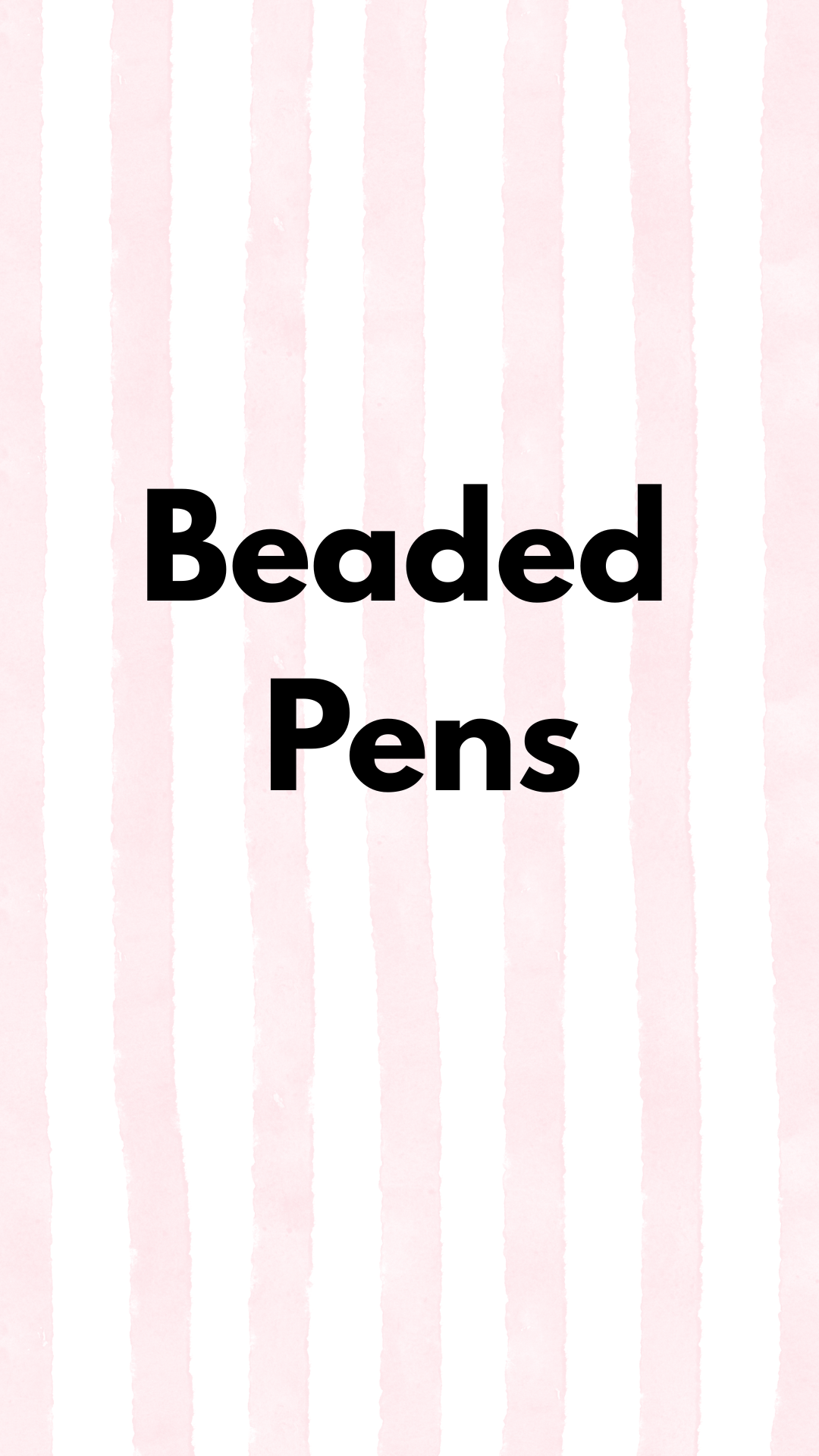 Beaded Pen (Live Claim)