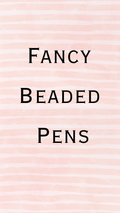 Rhinestone Fancy Beaded Pen (Live Claim)
