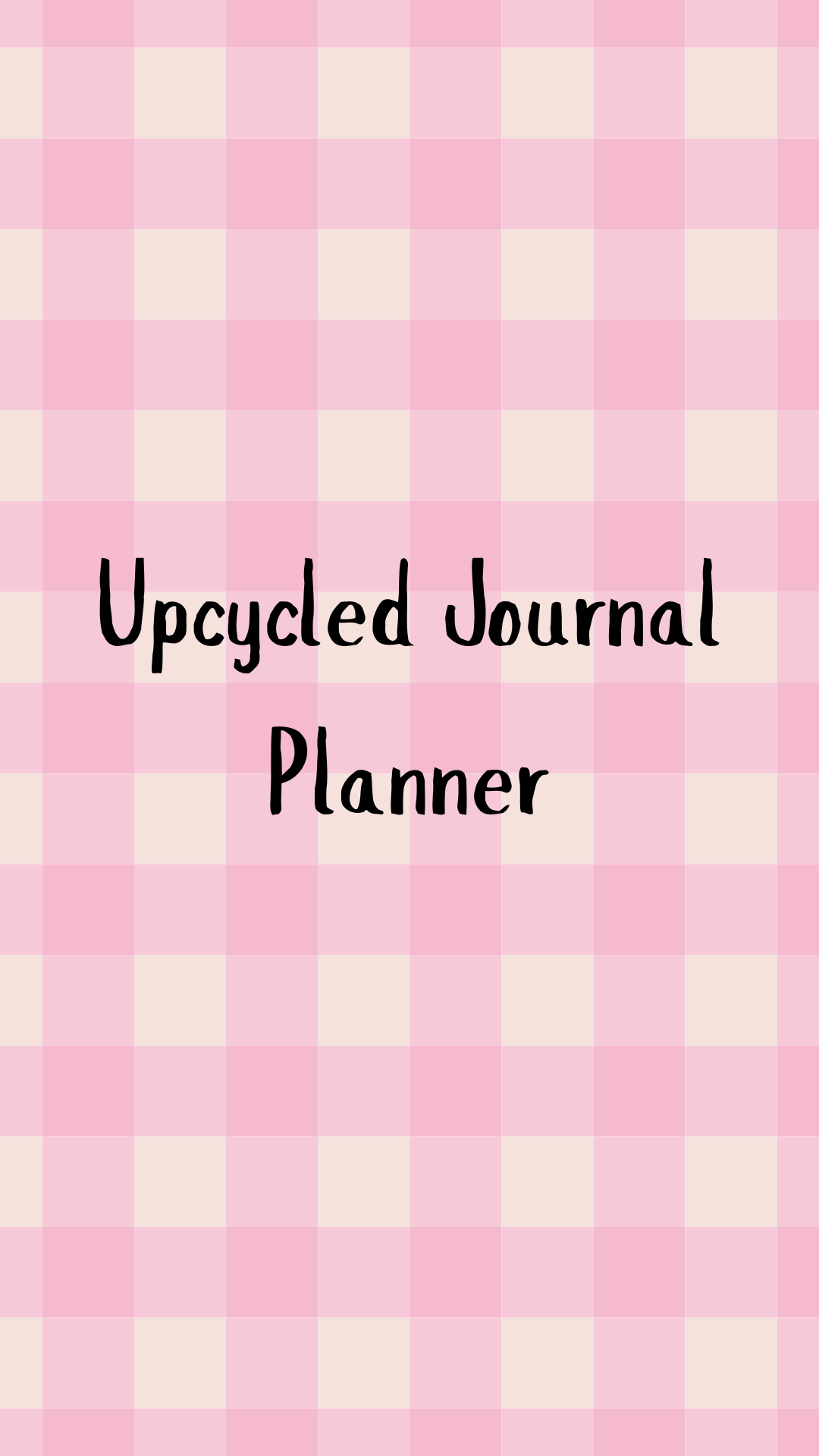 Upcycled Book Journal Planner (Live Claim)